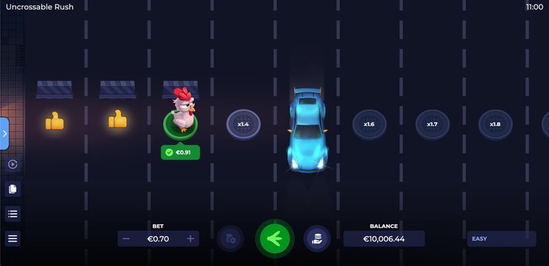 Explorez uncrossable rush evoplay